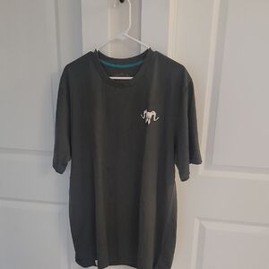 Unisex Cavender’s Charcoal Short Sleeve Tee with Ram Logo